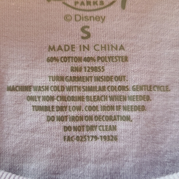 Disney Parks Long Sleeved T-Shirt in Size Small - Picture 6 of 6